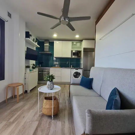 Acogedor Estudio En En Primera Linea De Mar شقة كانديلاريا