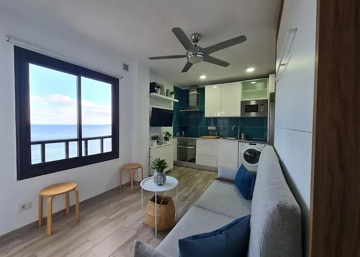 Acogedor Estudio En En Primera Linea De Mar Appartement Candelaria